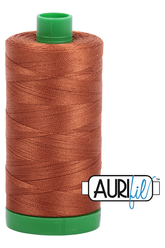 Aurifil Mako 40wt 2-ply Cotton 1000 m 1094 yd. spool - 2155 Cinnamon